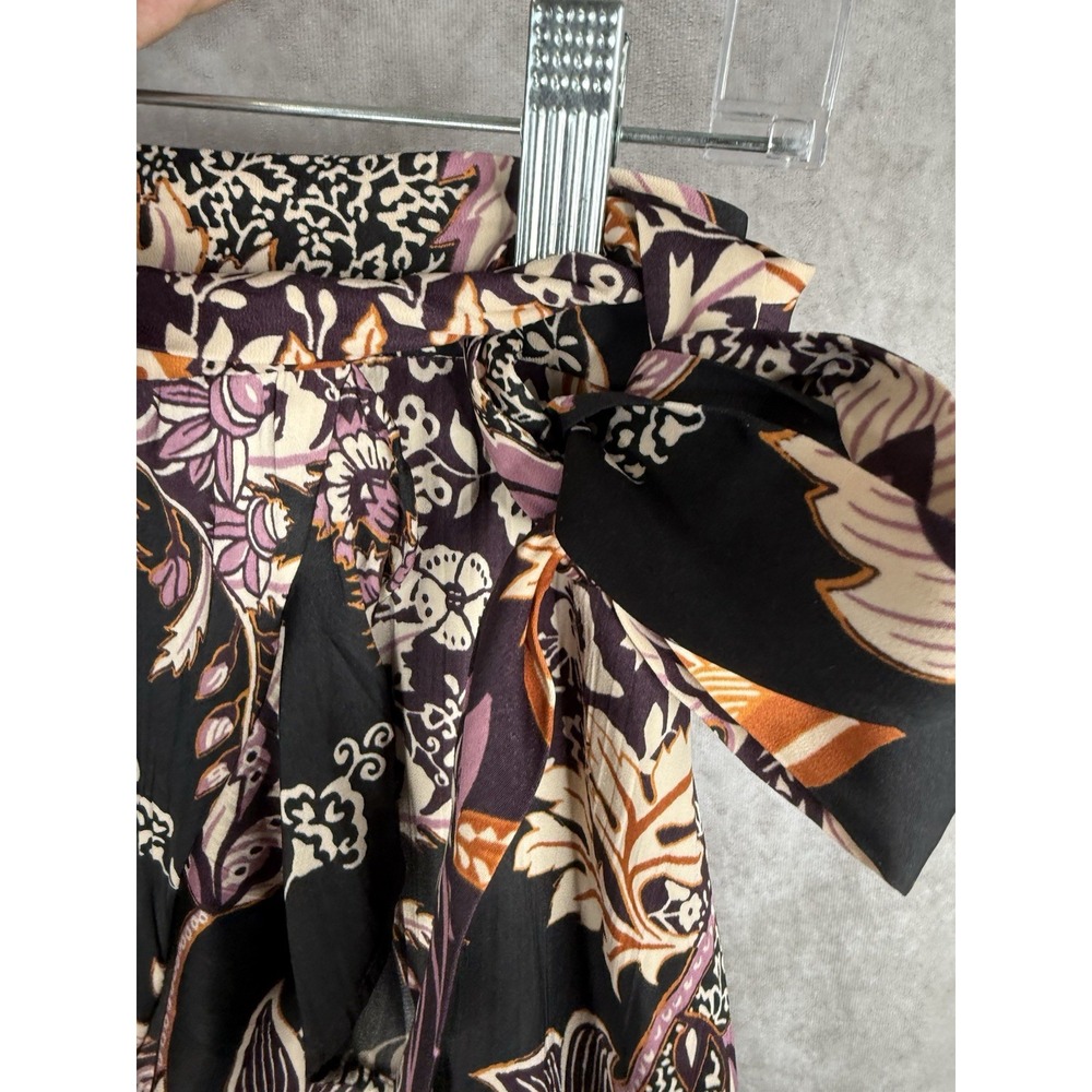 Maeve x Anthropologie Ruffled Wrap Maxi Floral Skirt Sz XXS Fall Autumn - Picture 6 of 8